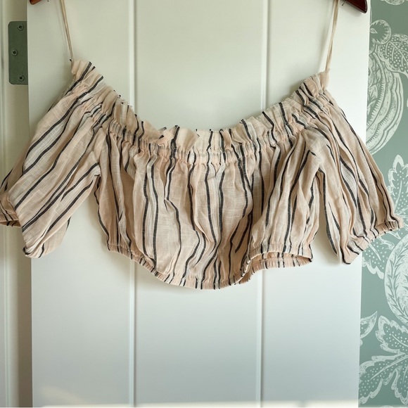 Bec & Bridge crop top with sleeves - Picture 4 of 4